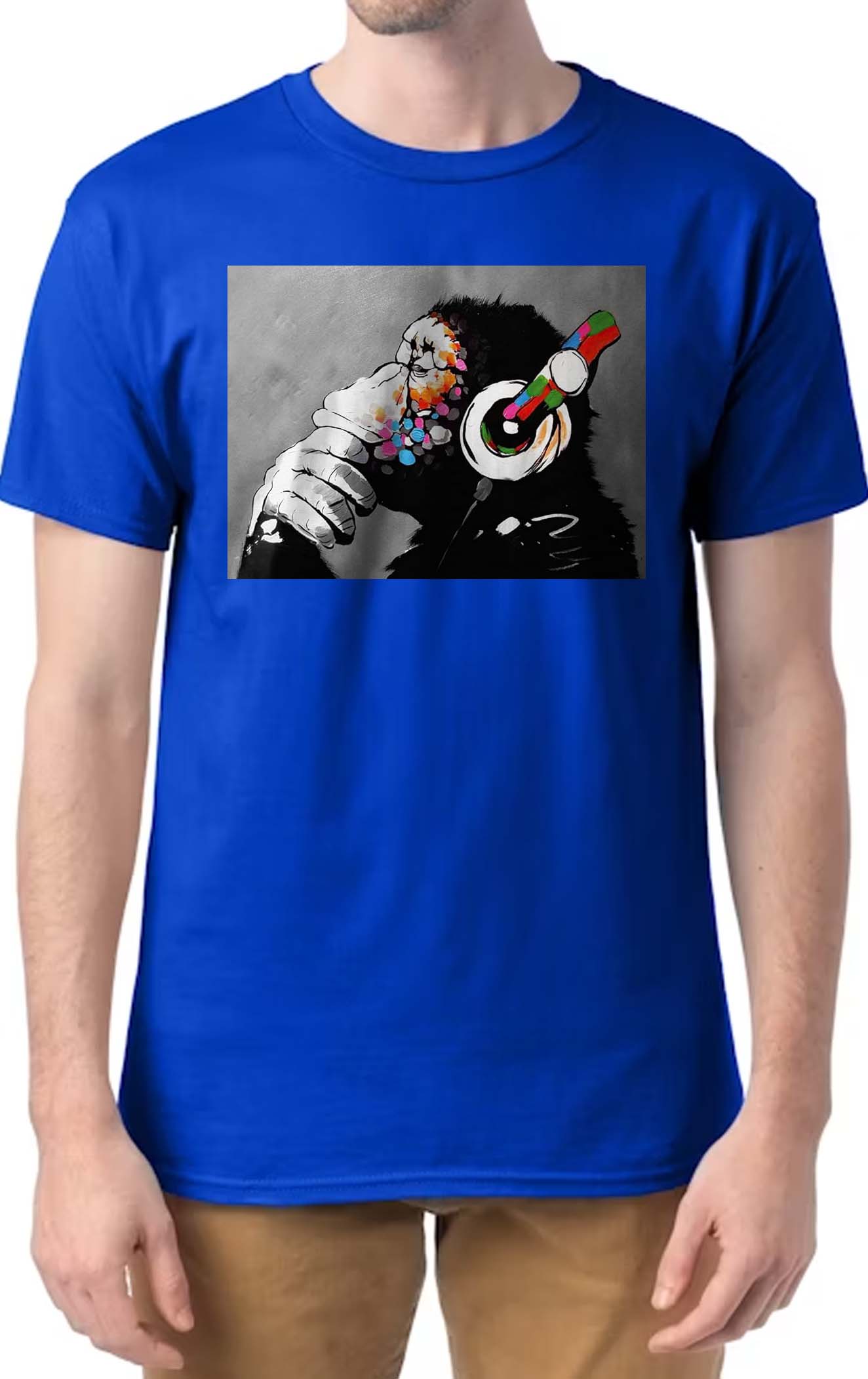 Monkey With Headphone