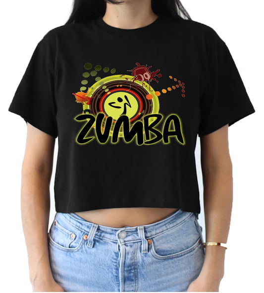 Zumba Crop-Tee Design C