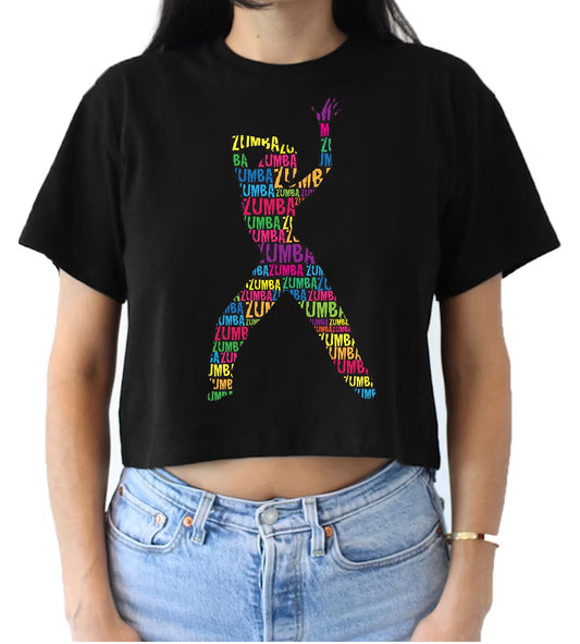 Zumba Crop Tee Design B